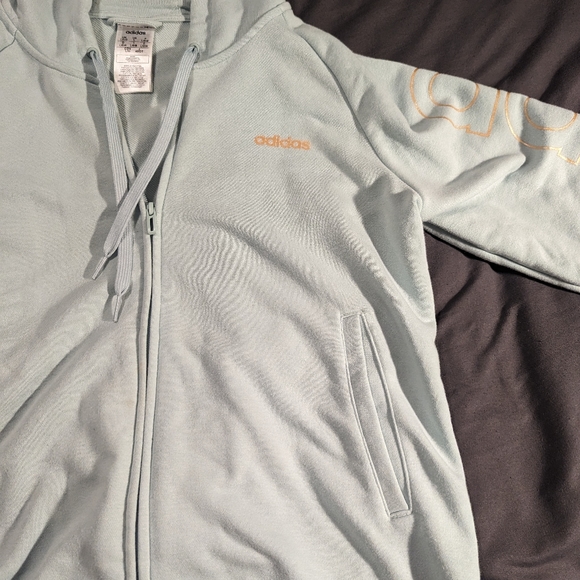 ADIDAS ESSENTIALS HOODED TRACK JACKET - Picture 9 of 11